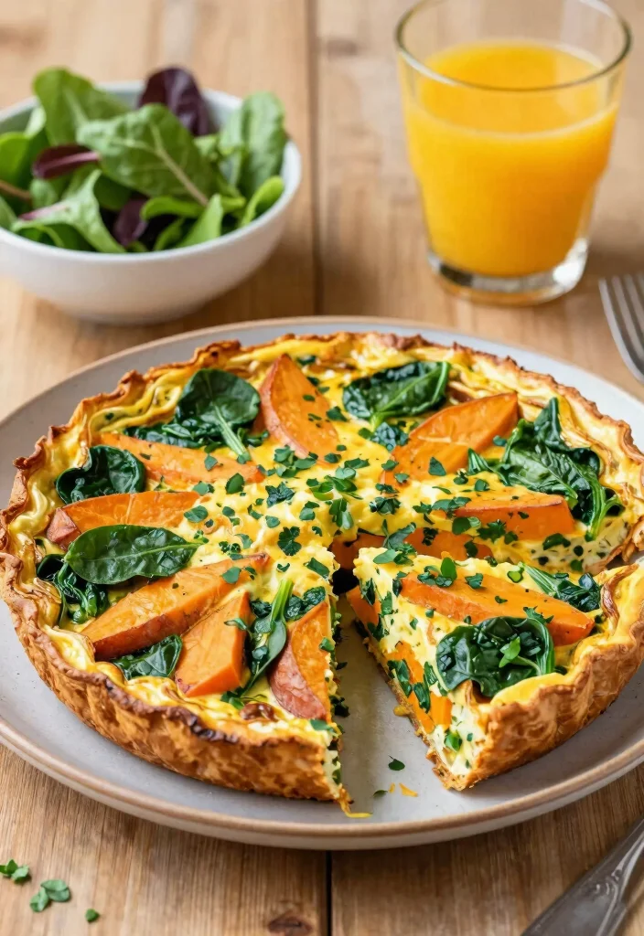 12 Healthy Low FODMAP Recipes for Gentle Digestion - 4. Sweet Potato and Spinach Frittata 1