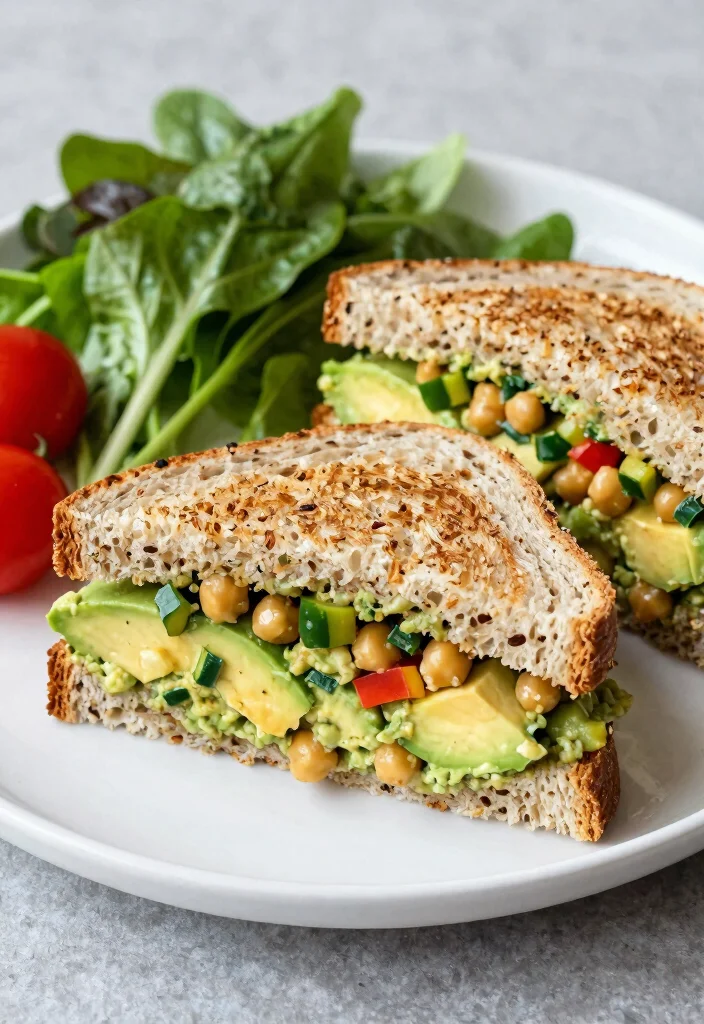 12 Healthy Lunch Recipes for Easy Everyday Meals - 6. Chickpea Salad Sandwich 1