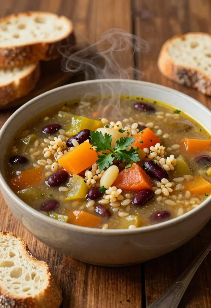 12 Healthy One Pot Recipes for Simple Clean Eating - 9. Hearty Veggie Soup 1