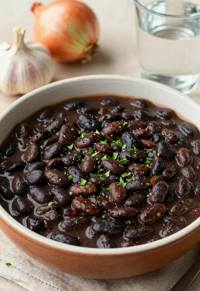 12 Healthy Puerto Rican Recipes with Lighter Flavor - 11. Frijoles Negros (Black Beans) 1