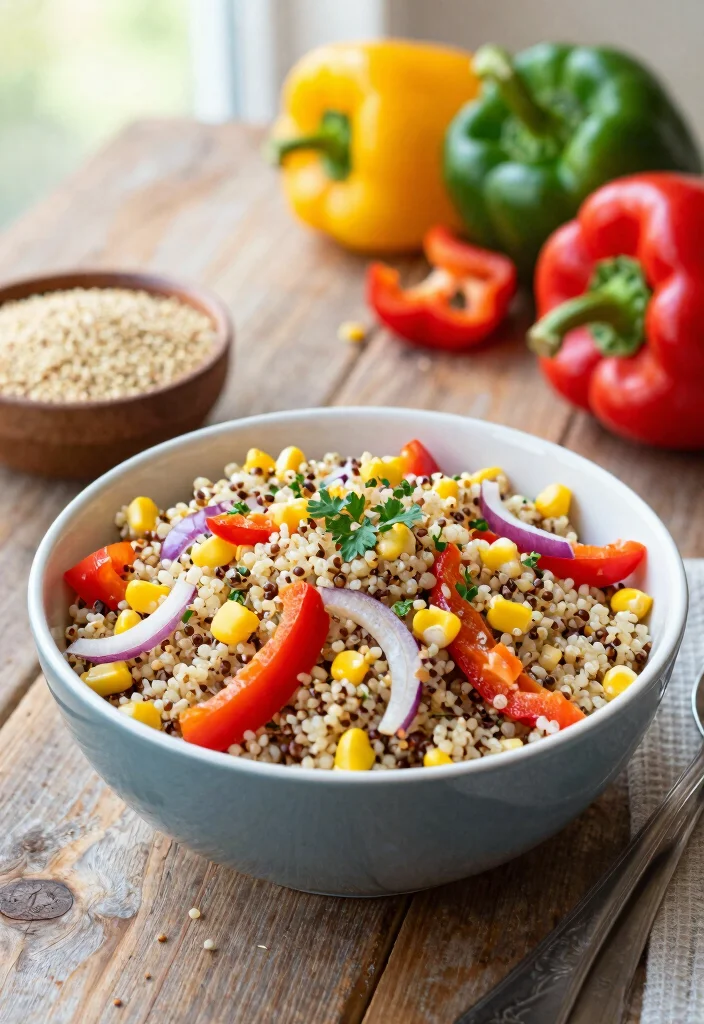 12 Healthy Puerto Rican Recipes with Lighter Flavor - 4. Quinoa con Vegetales (Quinoa with Vegetables) 1