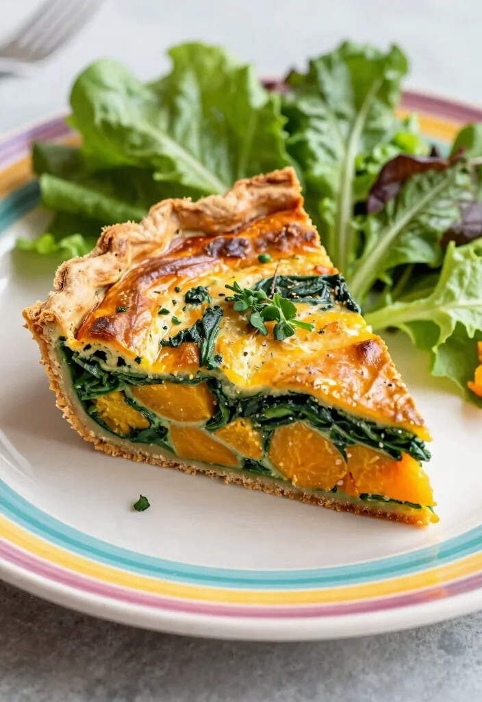 12 Healthy Sweet Potato Recipes for Wholesome Comfort Food - 7. Sweet Potato and Spinach Quiche 1