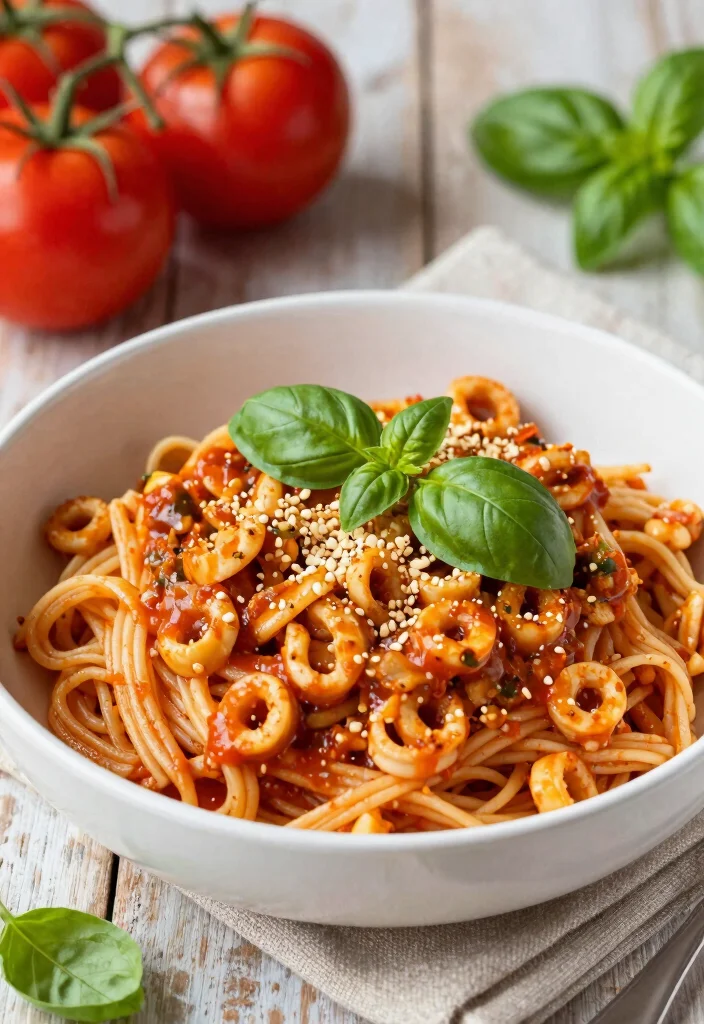 12 Healthy Vegan Soy Curl Recipes for Protein Rich Meals - 10. Soy Curl Bolognese 1