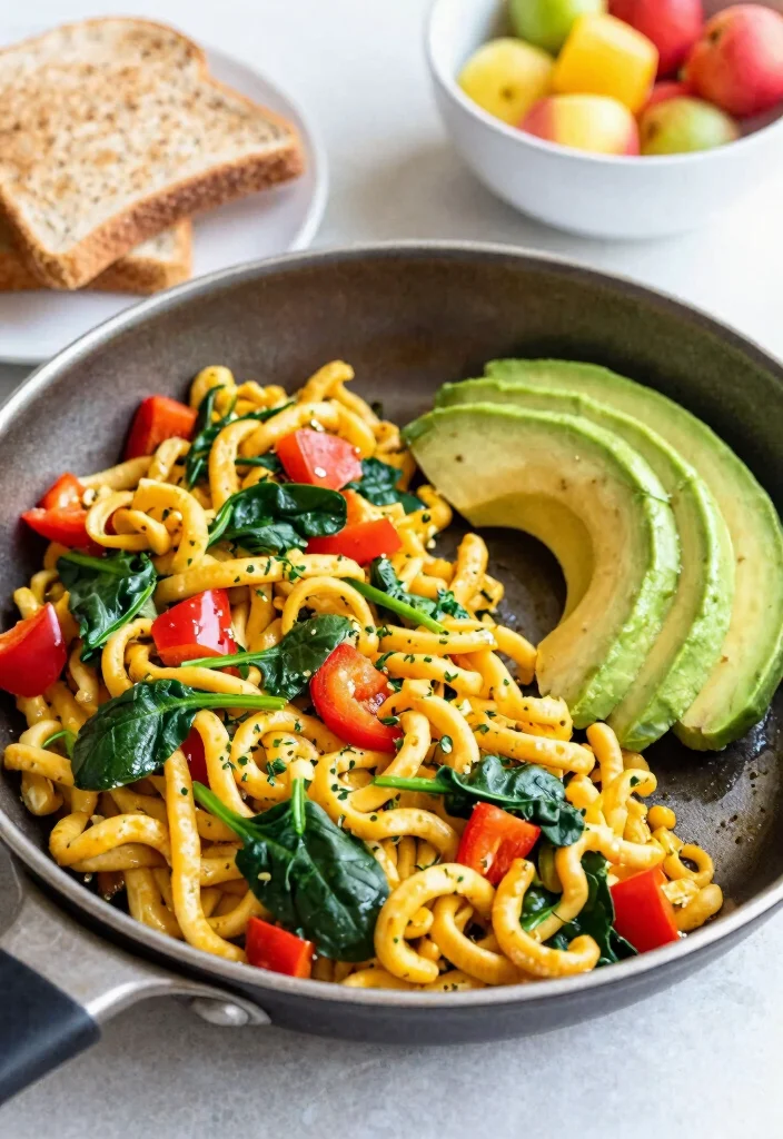 12 Healthy Vegan Soy Curl Recipes for Protein Rich Meals - 11. Soy Curl Breakfast Scramble 1