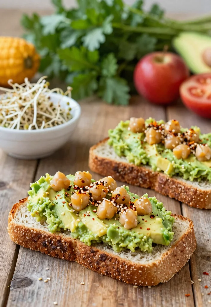 12 Healthy Weight Gain Recipes with Nutritious Calories 1 12 Healthy Weight Gain Recipes with Nutritious Calories - 1. Creamy Avocado and Chickpea Toast 1