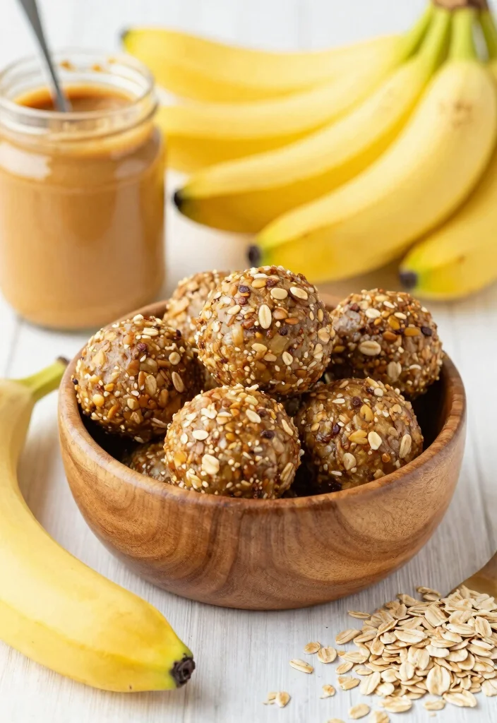 12 Healthy Weight Gain Recipes with Nutritious Calories 12 12 Healthy Weight Gain Recipes with Nutritious Calories - 2. Banana Oatmeal Energy Balls 1