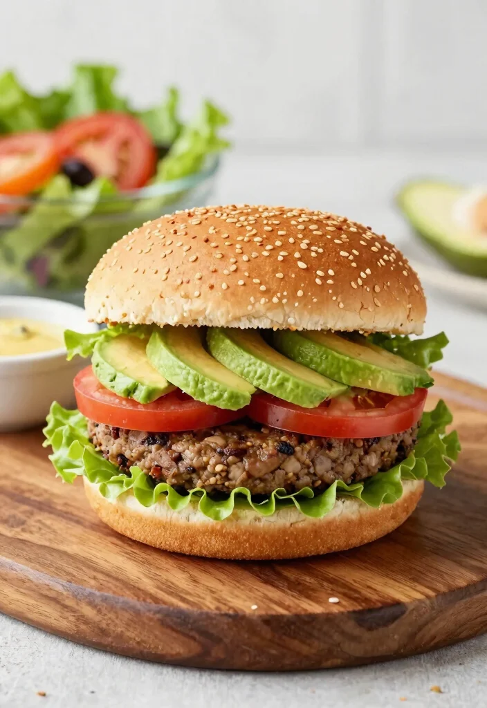 12 Healthy Weight Gain Recipes with Nutritious Calories 78 12 Healthy Weight Gain Recipes with Nutritious Calories - 8. Nutrient-Dense Veggie Burger 1