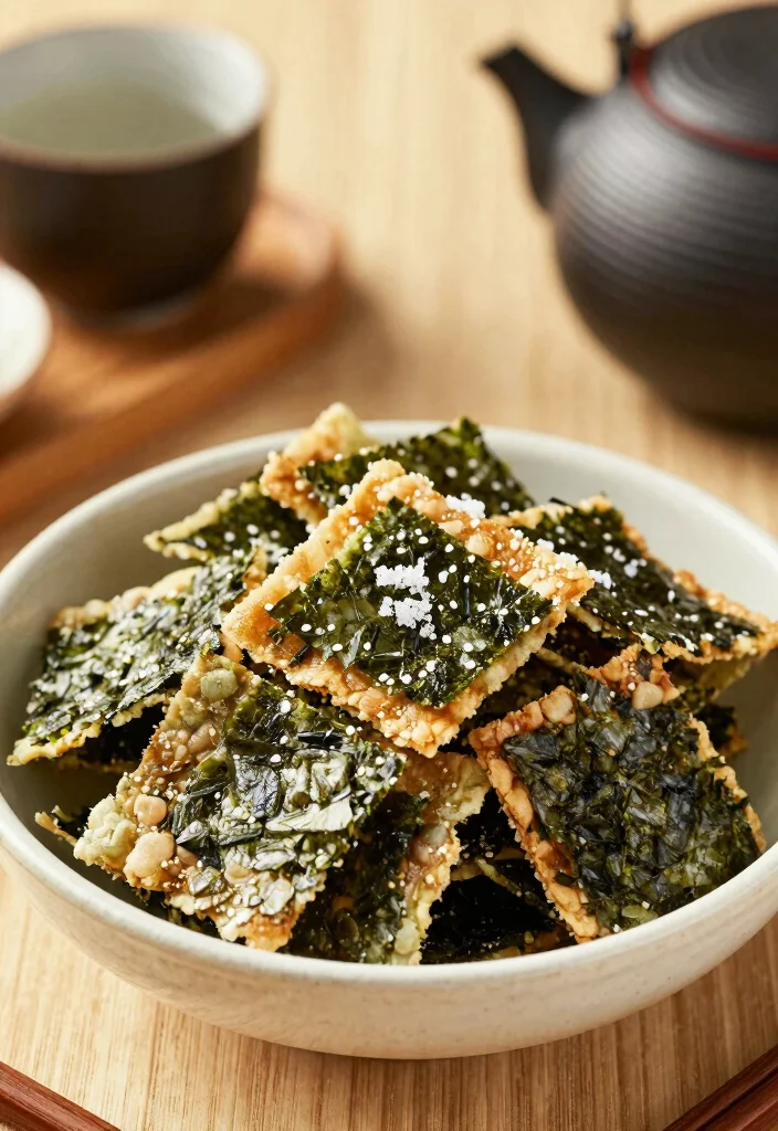 12 Japanese Keto Recipes with Clean Savory Flavor 100 12 Japanese Keto Recipes with Clean Savory Flavor - 10. Crispy Nori Chips 1