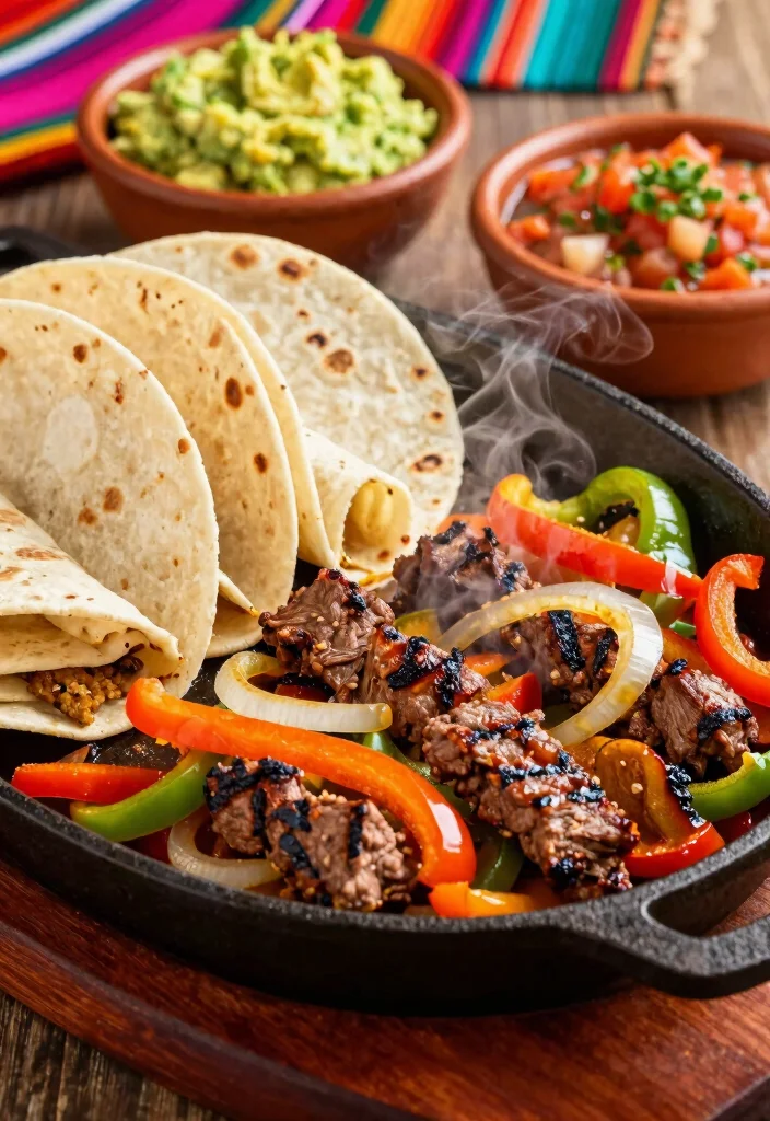 12 Latin Dinner Recipes with Bold Traditional Taste 12 12 Latin Dinner Recipes with Bold Traditional Taste - 2. Sizzling Fajitas 1