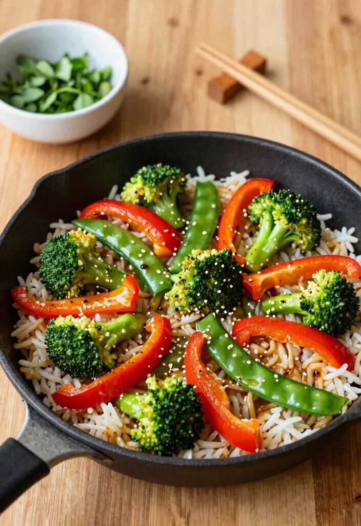12 Pan Dinner Recipes for Simple One Pan Meals - 4. Skillet Veggie Stir-Fry 1