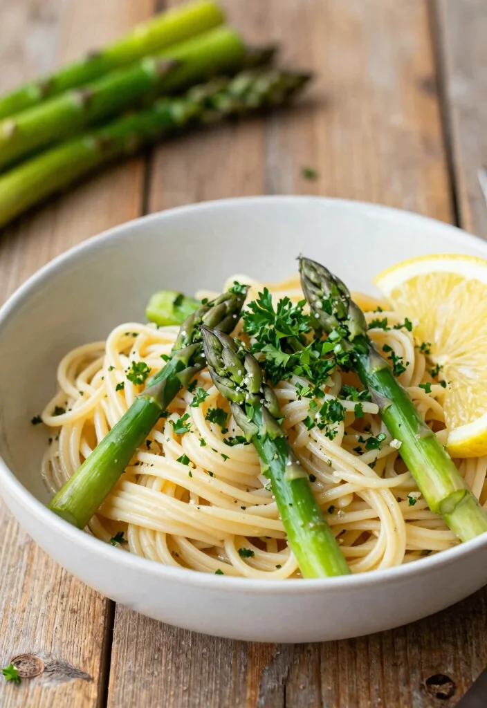 12 Vegan Angel Hair Pasta Recipes for Light Comfort Dinners 12 12 Vegan Angel Hair Pasta Recipes for Light Comfort Dinners - 2. Lemon Garlic Asparagus Angel Hair 1