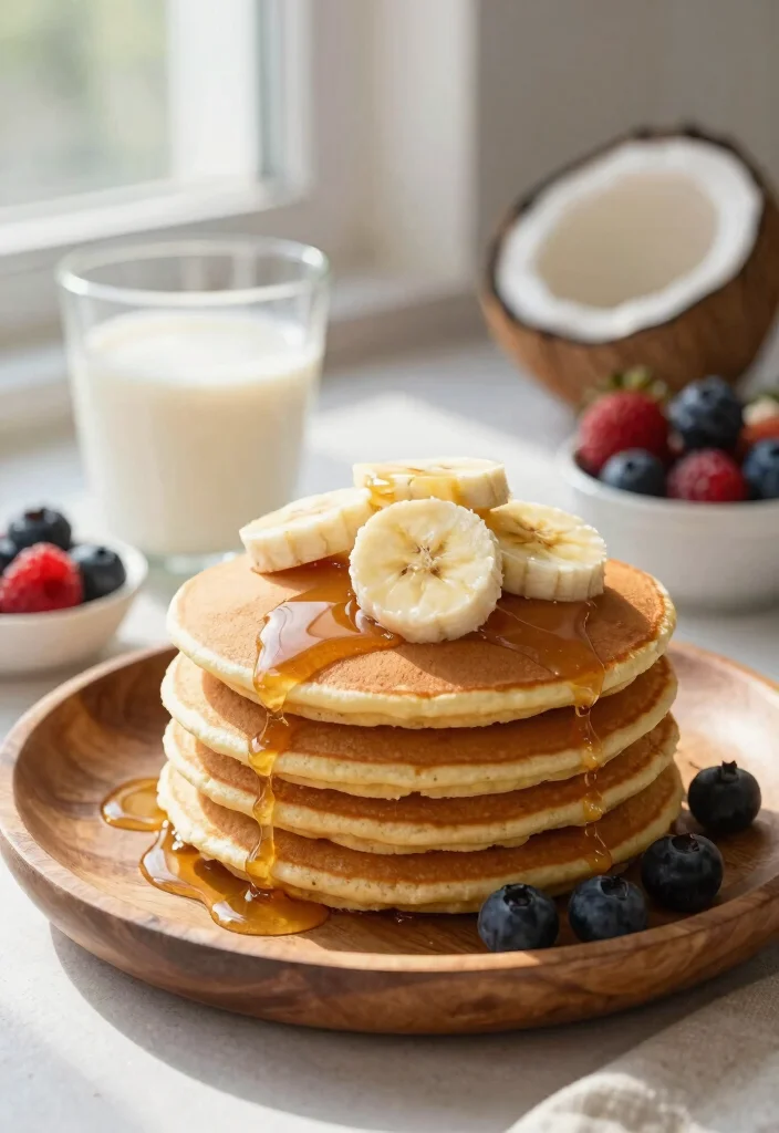 12 Vegan Coconut Milk Recipes for Creamy Dairy-Free Cooking - 3. Coconut Flour Pancakes 1