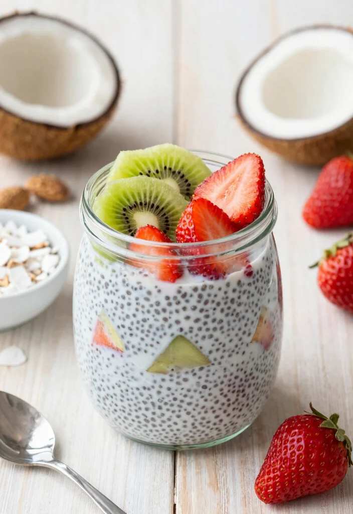 12 Vegan Coconut Milk Recipes for Creamy Dairy-Free Cooking - 7. Coconut Milk Chia Pudding 1