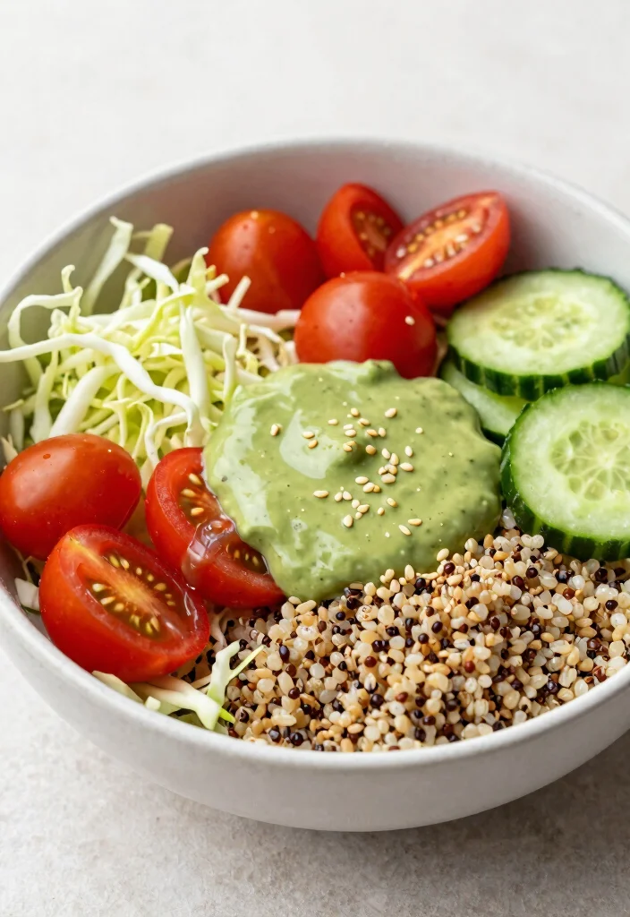 12 Vegan Napa Cabbage Recipes for Crisp Savory Dishes 100 12 Vegan Napa Cabbage Recipes for Crisp Savory Dishes - 10. Napa Cabbage and Quinoa Bowl 1