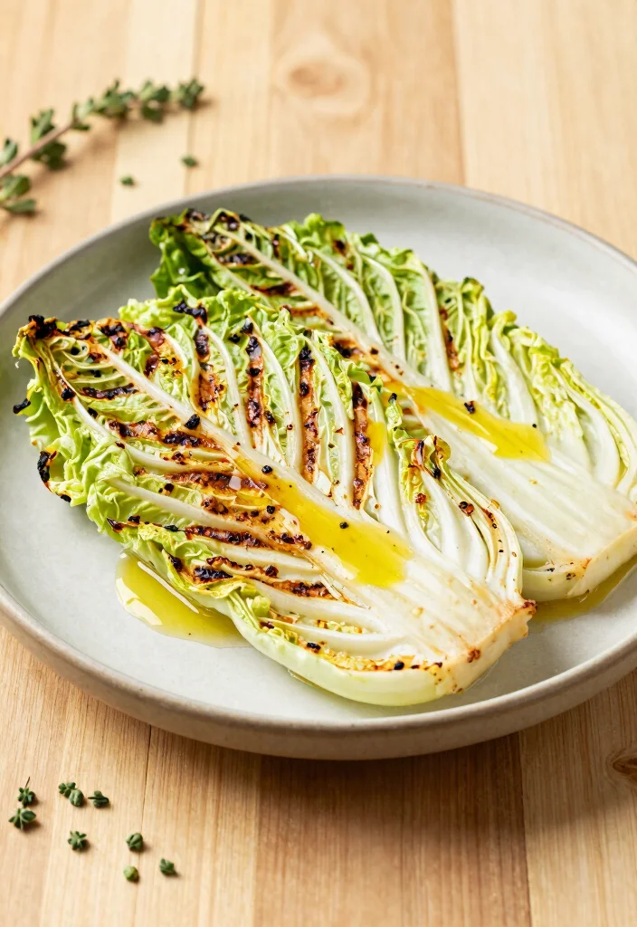 12 Vegan Napa Cabbage Recipes for Crisp Savory Dishes 122 12 Vegan Napa Cabbage Recipes for Crisp Savory Dishes - 12. Grilled Napa Cabbage Steaks 1