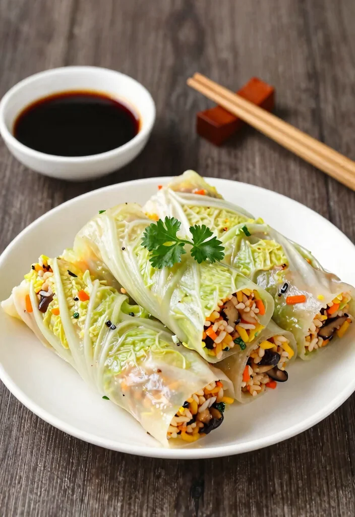 12 Vegan Napa Cabbage Recipes for Crisp Savory Dishes 34 12 Vegan Napa Cabbage Recipes for Crisp Savory Dishes - 4. Napa Cabbage Rolls 1