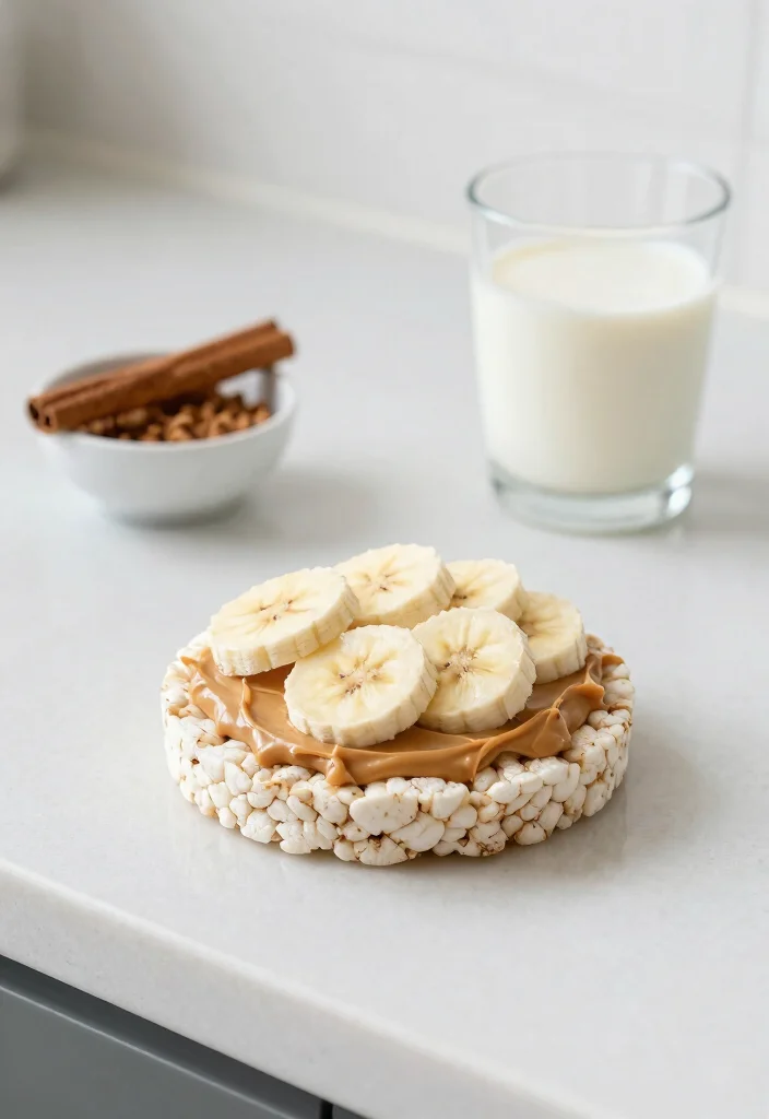 12 Vegan Protein Snack Recipes for Easy Fuel 45 12 Vegan Protein Snack Recipes for Easy Fuel - 5. Peanut Butter Rice Cakes 1