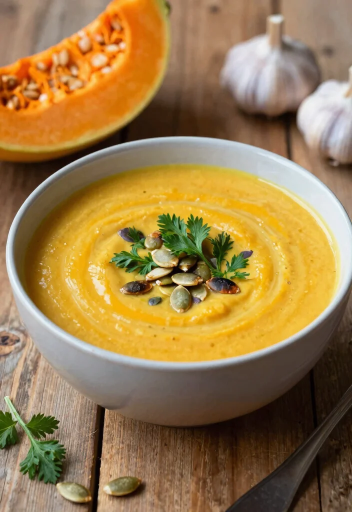 12 Vegan Puerto Rican Recipes with Traditional Flavor 111 12 Vegan Puerto Rican Recipes with Traditional Flavor - 11. Vegan Calabaza Soup: Creamy and Delicious 1