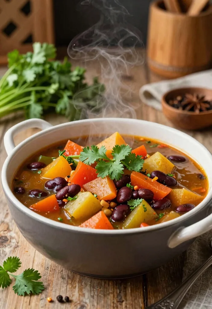 12 Vegan Puerto Rican Recipes with Traditional Flavor 45 12 Vegan Puerto Rican Recipes with Traditional Flavor - 5. Vegan Sancocho: Hearty Puerto Rican Stew 1