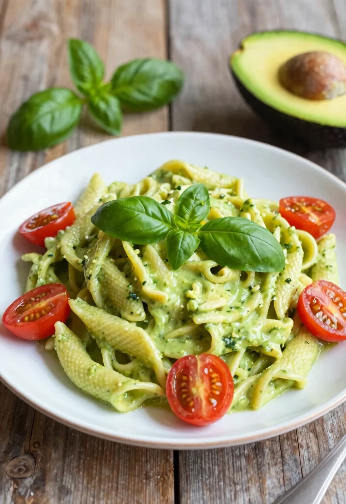 12 Veggie Heavy Dinner Recipes for Plant Forward Plates 12 12 Veggie Heavy Dinner Recipes for Plant Forward Plates - 2. Creamy Avocado Pasta 1